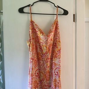 Paisley wedding guest dress